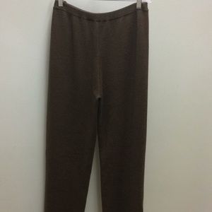 Eileen Fisher merino wool stretchy Brown Sz S